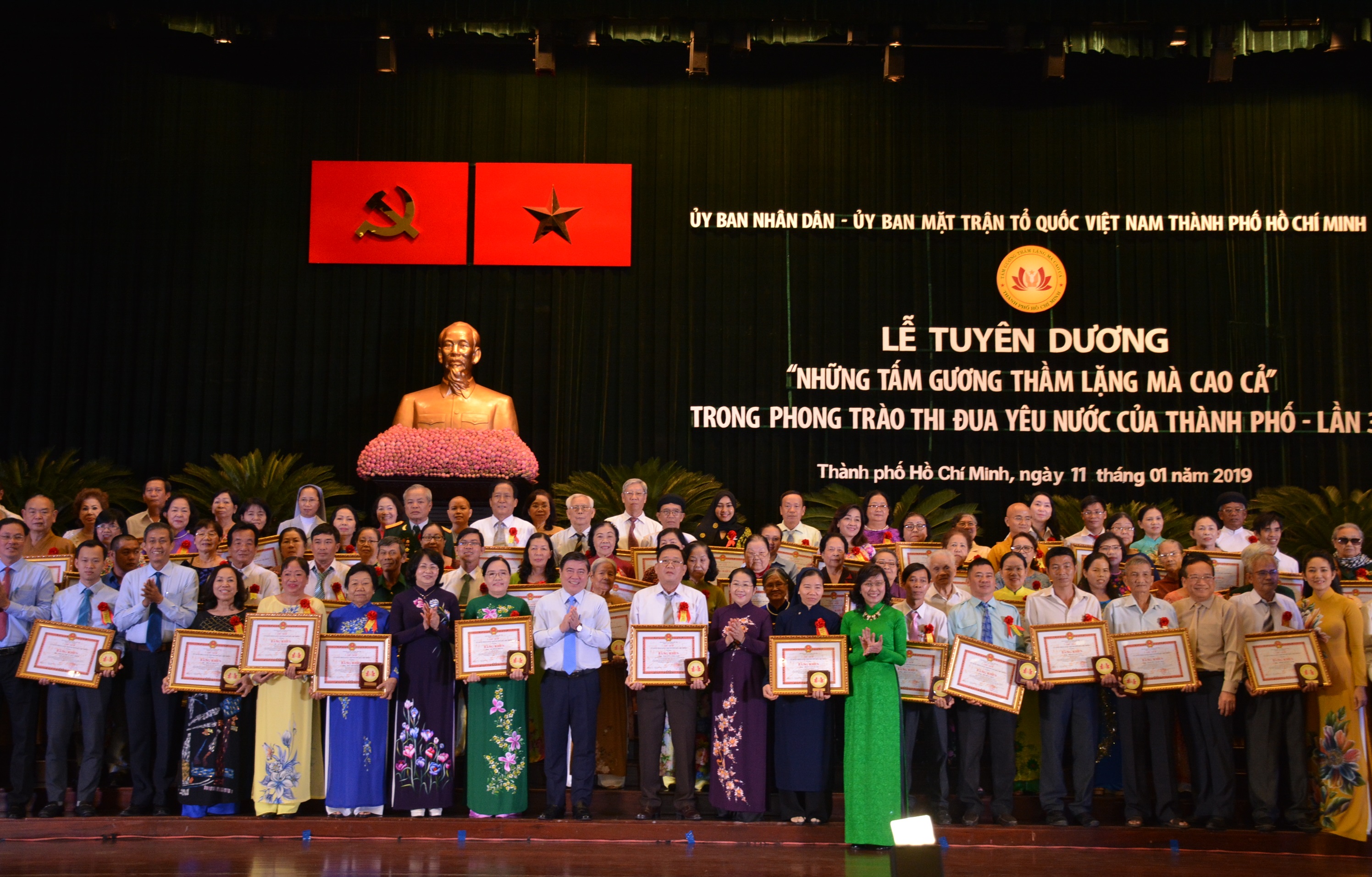 TP Hồ Chí Minh tuyên dương 96 tấm gương thầm lặng mà cao cả